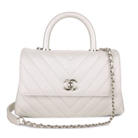 all white chanel bag|Chanel pre owned bags.